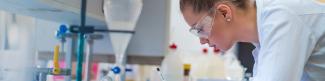 woman working in lab